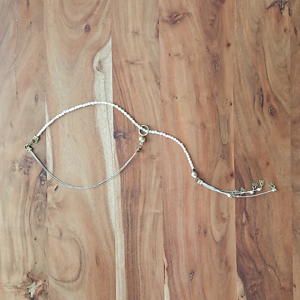 Pearl Lariat Style Necklace
